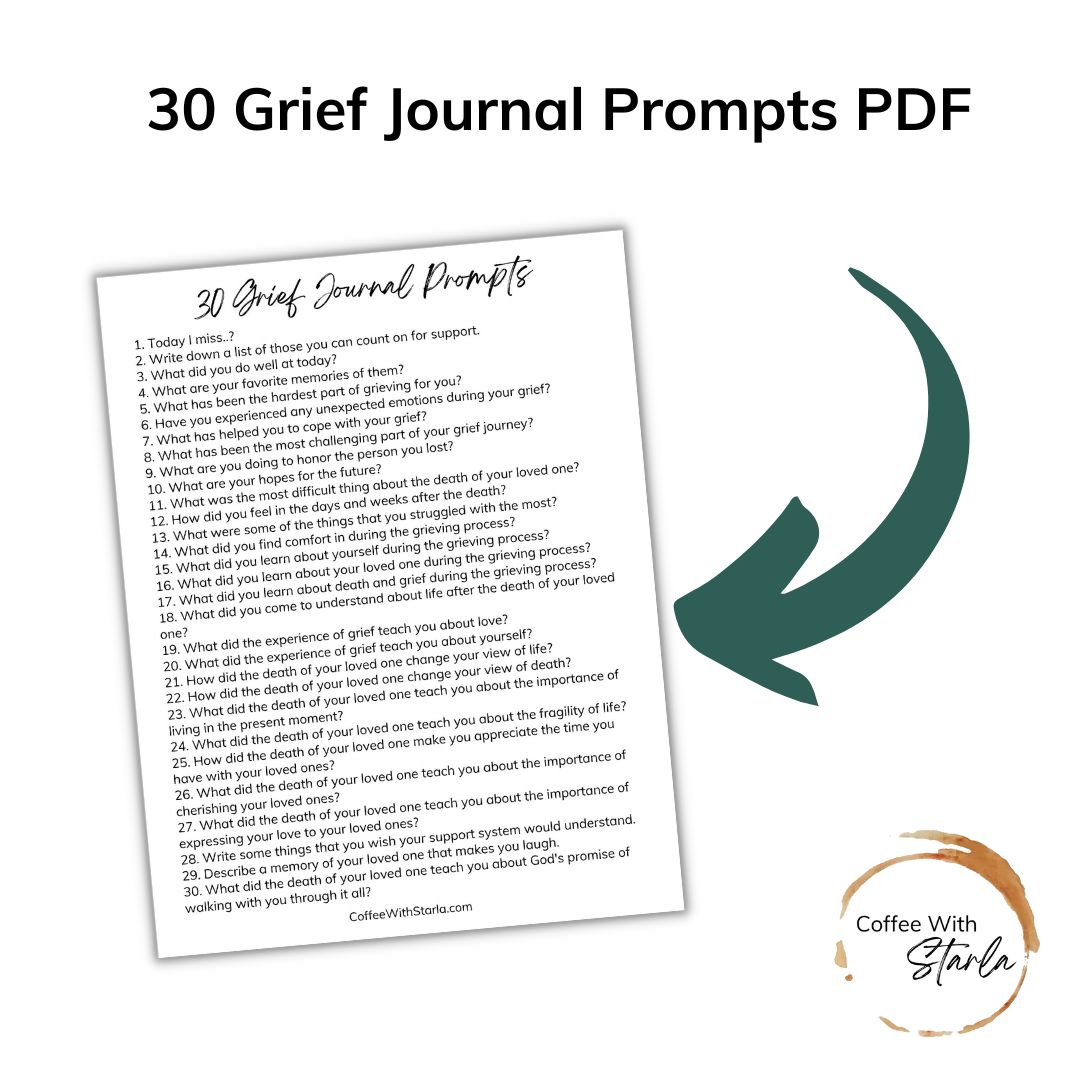 30 Grief Journal Prompts pdf
